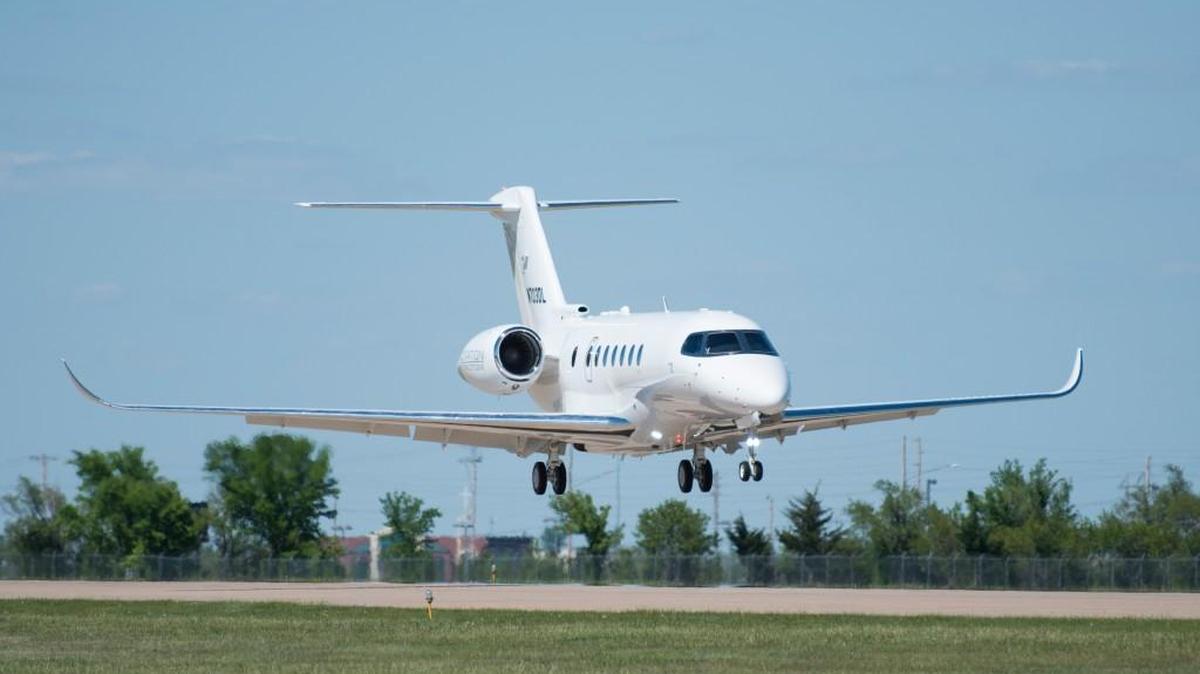Textron Aviation’s fourth Cessna Citation Longitude flew for three hours and 20 minutes on Saturday, May 6.