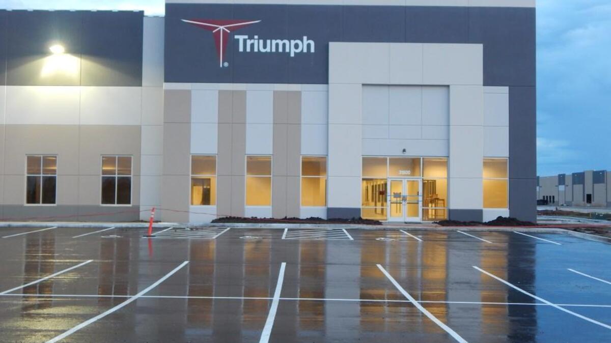Aircraft supplier Triumph Group on Monday marked the opening of its new plant in Edgerton, Kan., in the Kansas City area.