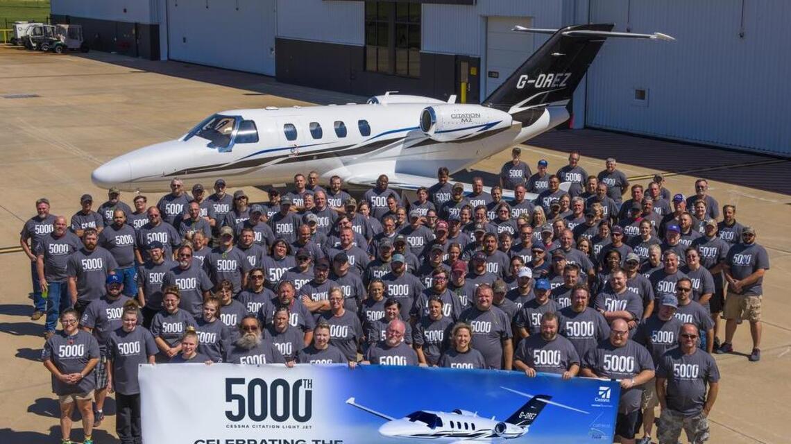 Cessna delivers milestone Citation jet