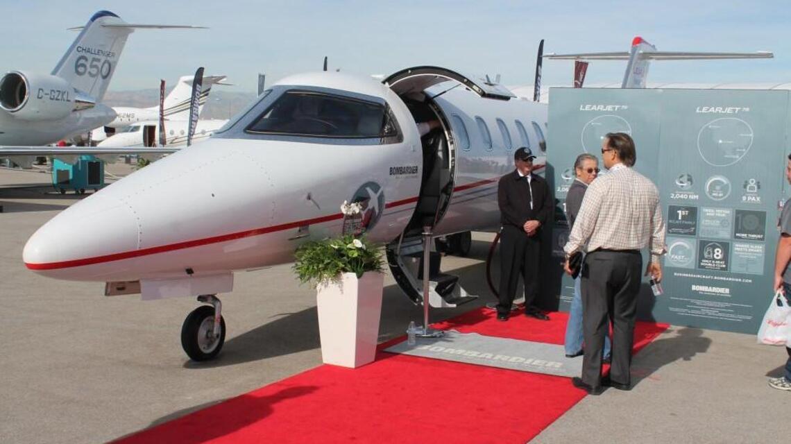 Bombardier takes Learjet sales pitch south of the border