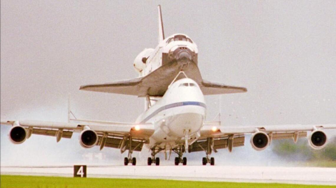 Throwback Thursday: A 747, Wichita and the space shuttle