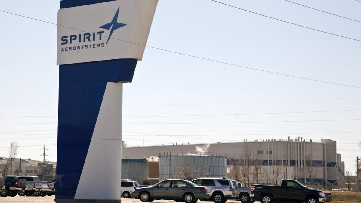 Spirit AeroSystems plant on MacArthur between K-15 and Oliver.