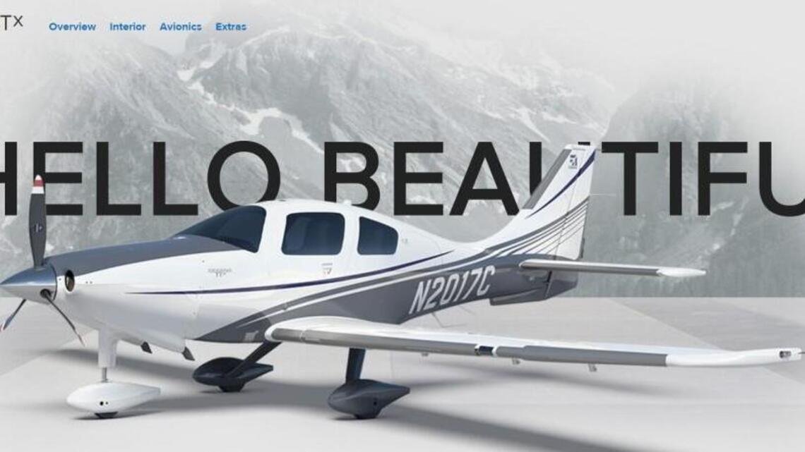 Cessna website offers TTx airplane customization feature