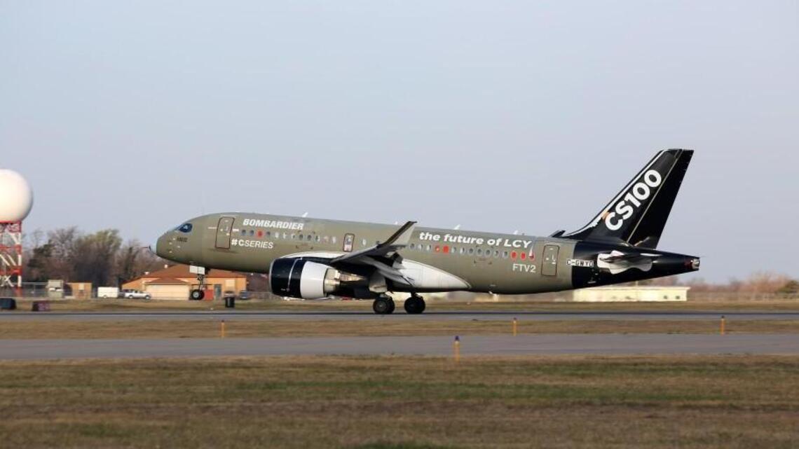 C Series jetliner completes first trans-Atlantic flight