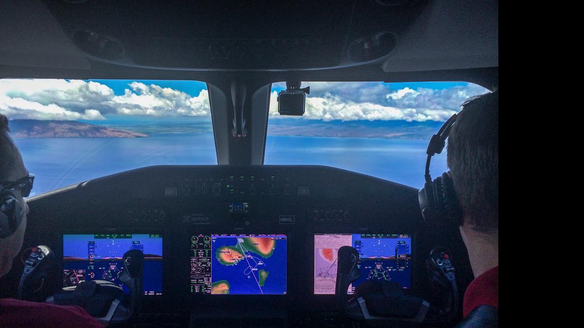 
Cessna Aircraft Co.’s Citation Latitude on approach this week to Hawaii.
