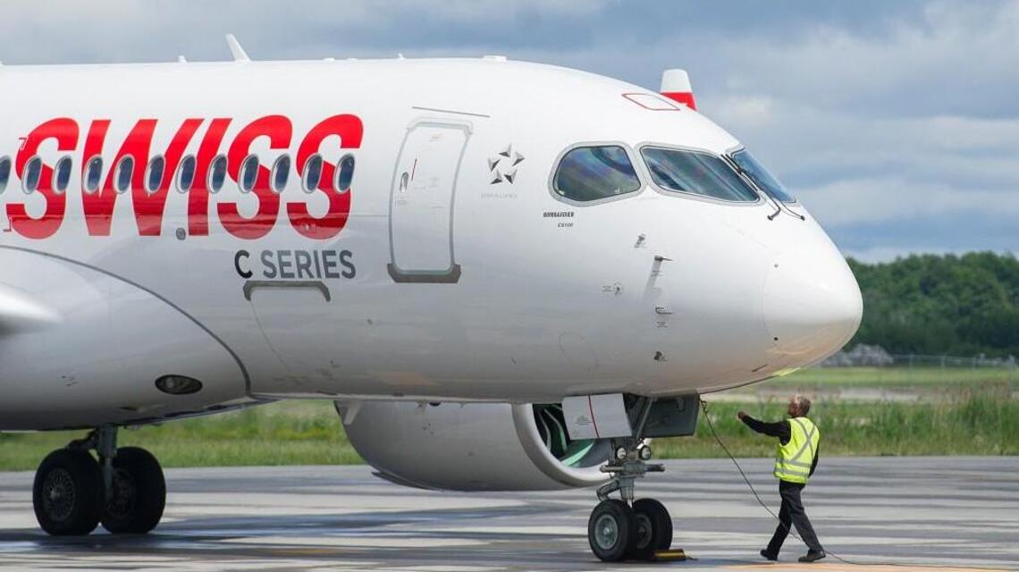 Bombardier’s C Series makes first revenue flight for Swiss