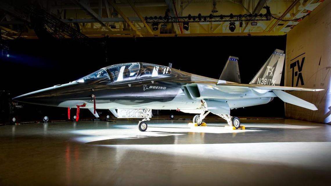Boeing and Saab introduced the Boeing T-X jet on Tuesday in St. Louis, which will compete for what analysts said will be a lucrative, long-term contract to replace the Air Force’s decades-old T-38 jet trainer.