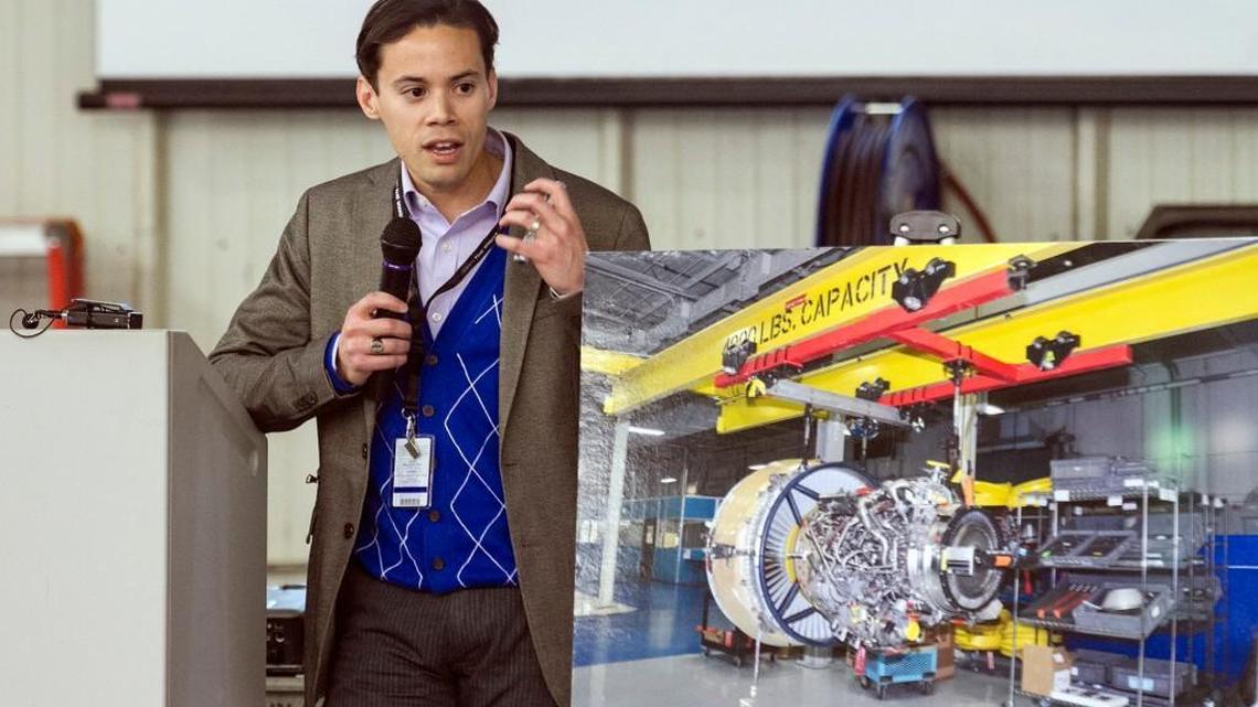 
GE Aviation plant manager Jorge Perez announced in March that the Strother Field plant in Arkansas City was selected to be the assembly site for the new Passport 20 jet engine. He said in an e-mail to The Eagle on Thursday that the start of assembly work has been delayed. 
