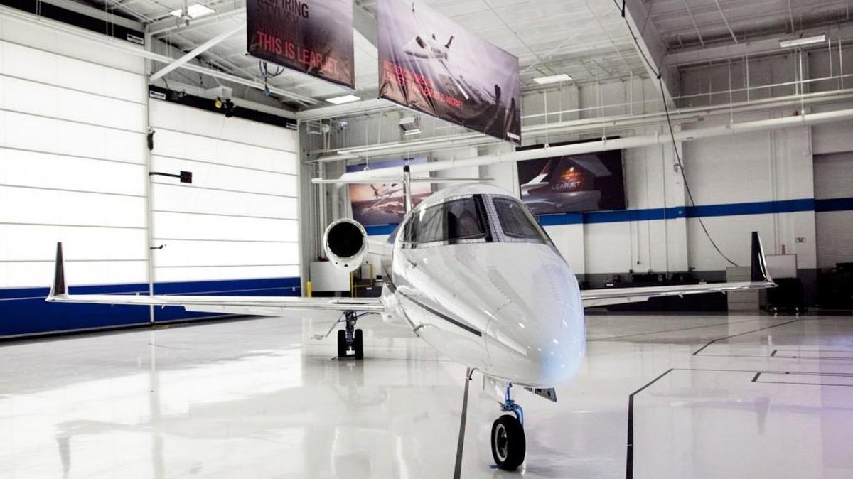Bombardier unveiled the Learjet 75 in May 2012 at its Wichita plant.