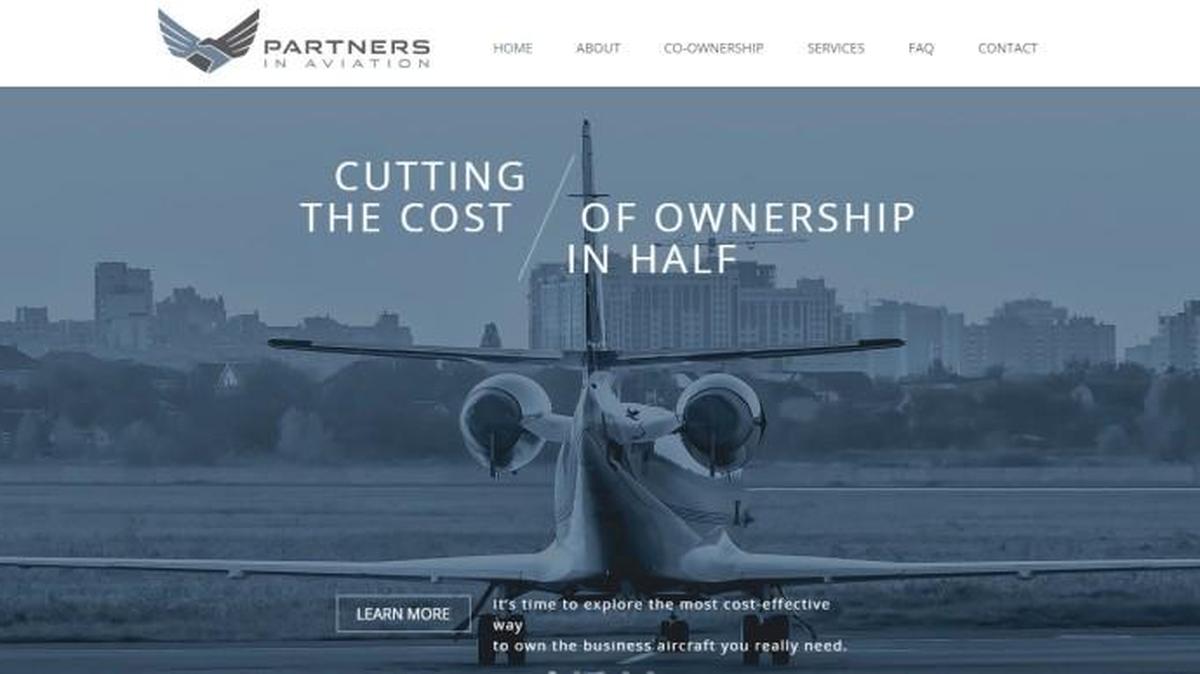 Partners in Aviation aims to match prospective airplane buyers in joint-ownership of new or late-model business aircraft.