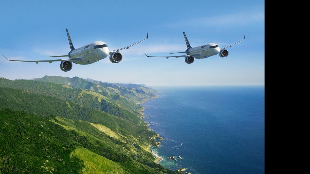 
Bombardier Commercial Aircraft will debut its CS300, left, and CS100 airliners at the Paris Air Show, which begins June 15.
