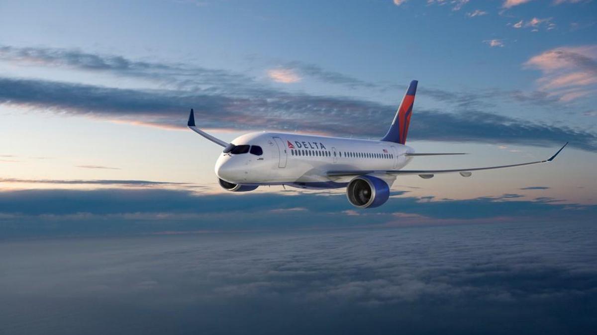 Delta Air Lines last year placed a firm order for 75 Bombardier C Series CS100 aircraft with an option for 50 more.