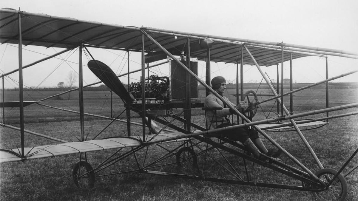 In 1911, Albin Longren became the first Kansan to successfully fly his own plane in Kansas skies.