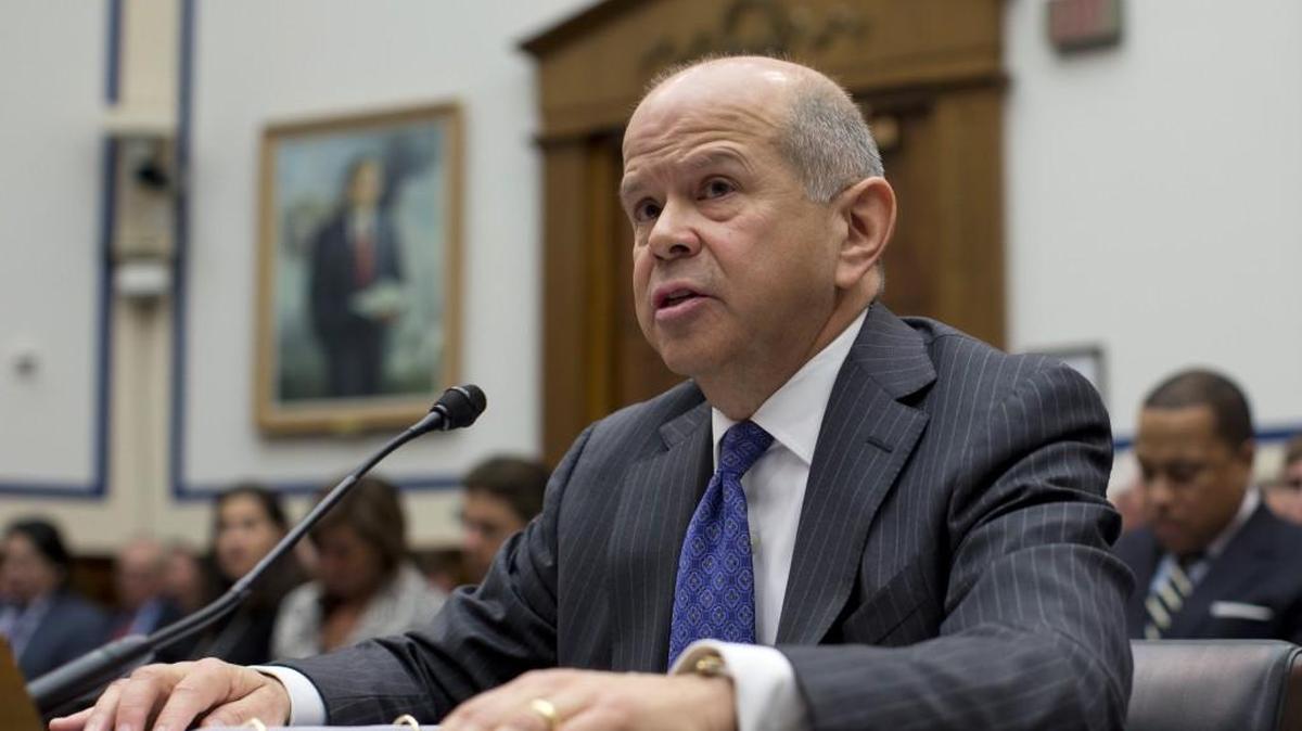 In this file photo, Federal Aviation Administration Administrator Michael Huerta testifies on Capitol Hill in Washington. The FAA ruled out requiring psychological testing for airline pilots in favor of enhanced mental health support programs in response to a crash last year in which a German pilot deliberately flew an airliner full of passengers into a mountainside, Huerta said Thursday.