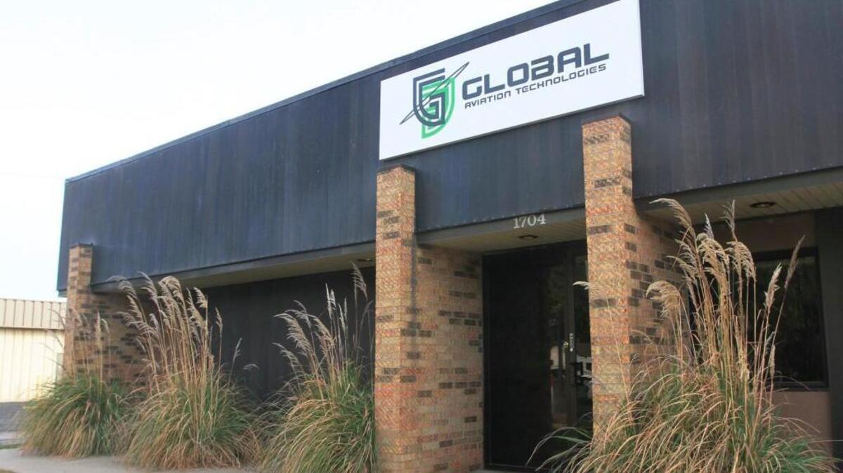 Global Aviation Technologies at 1704 S. Baehr in southwest Wichita.