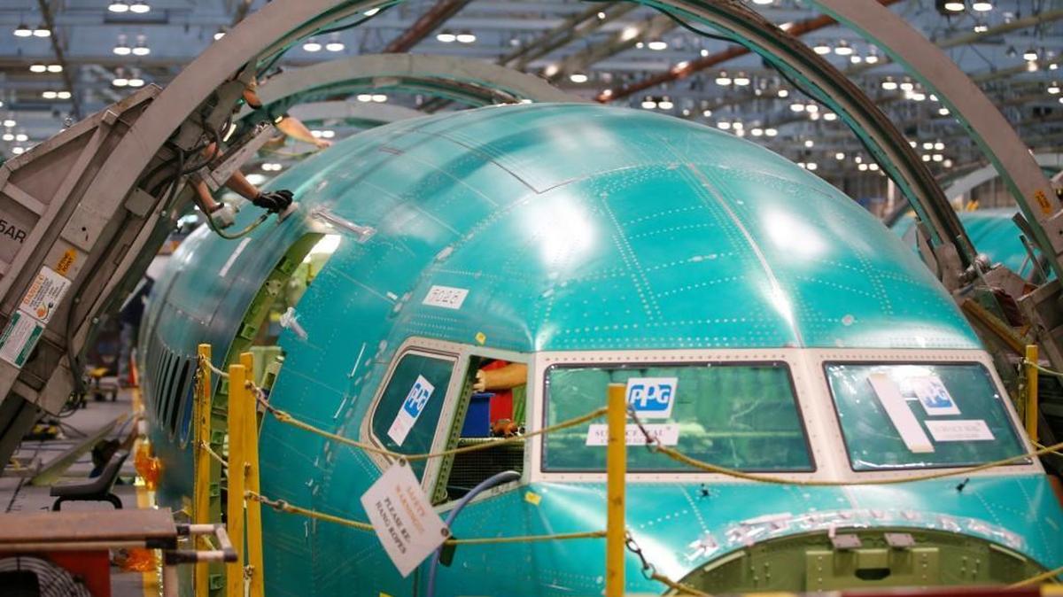A big part of Spirit AeroSystems work in Wichita is the manufacture of 70 percent of the Boeing 737. (June 11, 2014)