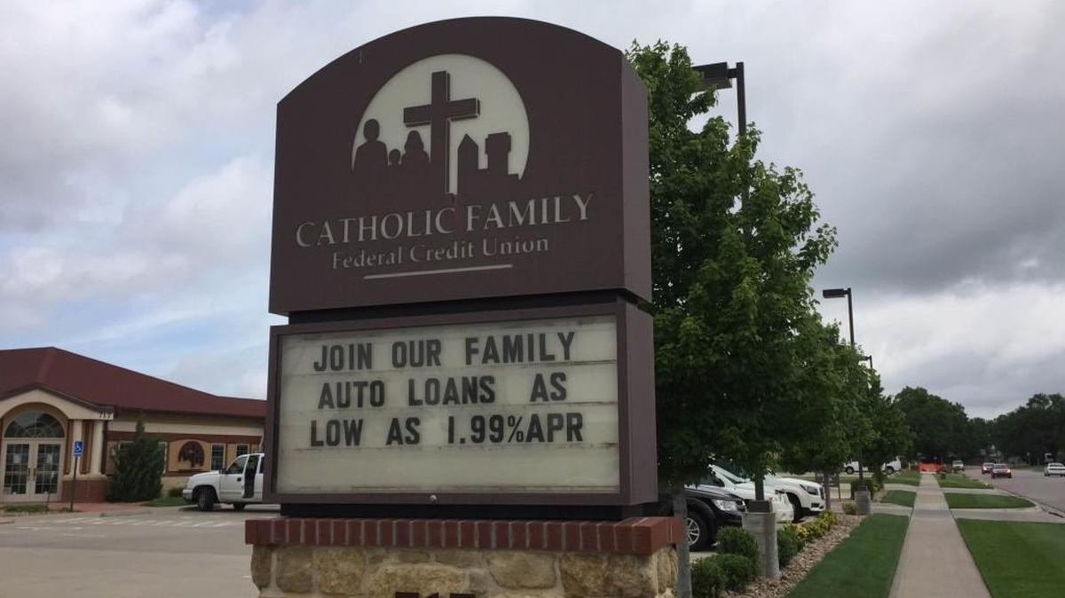 Catholic Family Federal Credit Union’s branch in west Wichita. (May 27, 2016)