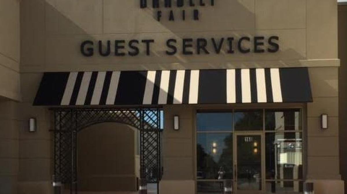 
The guest services office at Bradley Fair has returned to its permanent space, which has been completely remodeled. 
