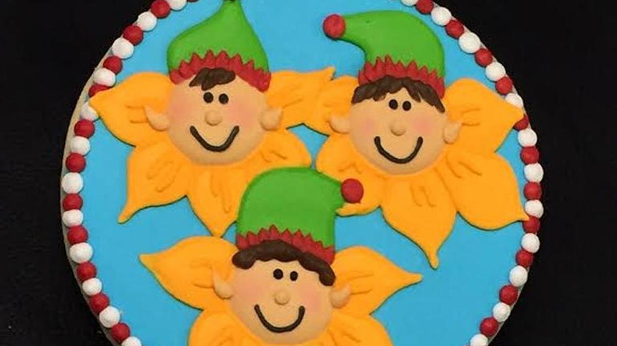 These elfin Kansas cookies are featured in the December issue of Food Network magazine.