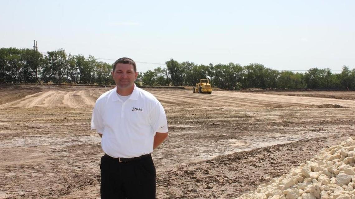 Outgoing Wichita Sports Forum general manager Matt Baty last year stood in the field where the sports complex was built and then opened in December.