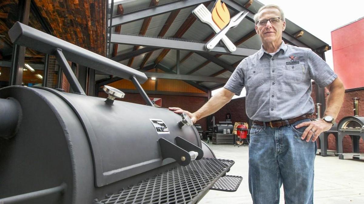 All Things Barbecue owner Don Cary will be building a 25,000-square-foot warehouse behind his retail store in Delano. (Aug. 21, 2017)