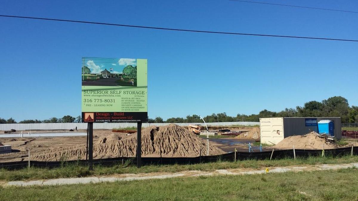After an extensive rezoning process, Superior Self Storage of Wichita is under construction on 29th Street North, west of Hoover Road.