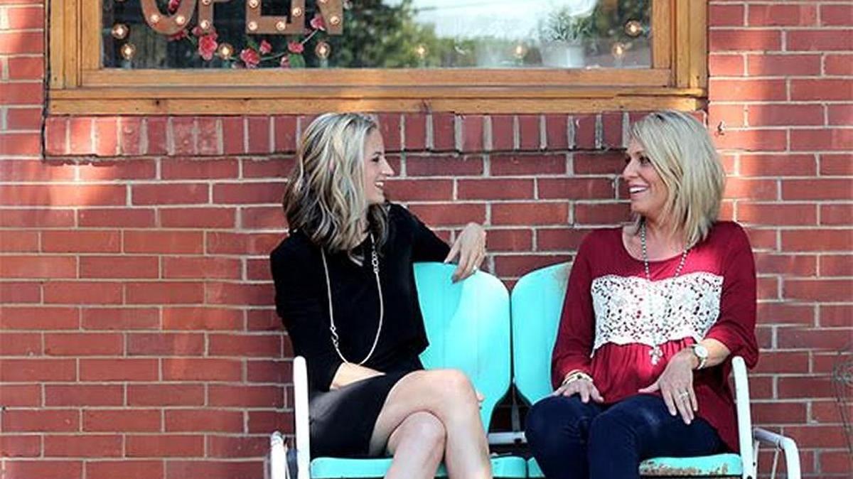 
Marissa Marklewitz, left, and Larissa Freeman think their complementary businesses can work well together for retail sales and charitable giving.
