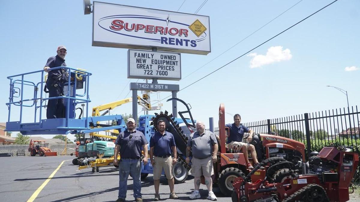 Superior Rents recently opened where a couple of other equipment rental companies used to be at 7422 W. 21st St.