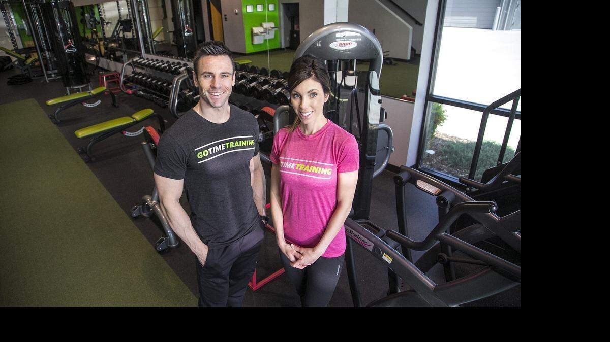 
GoTimeTraining owners Shannon Dykman, left, and Kalene Smith are tripling the size of their training complex with a new 11,000-square-foot building out the back door of their existing east-side facility. 
