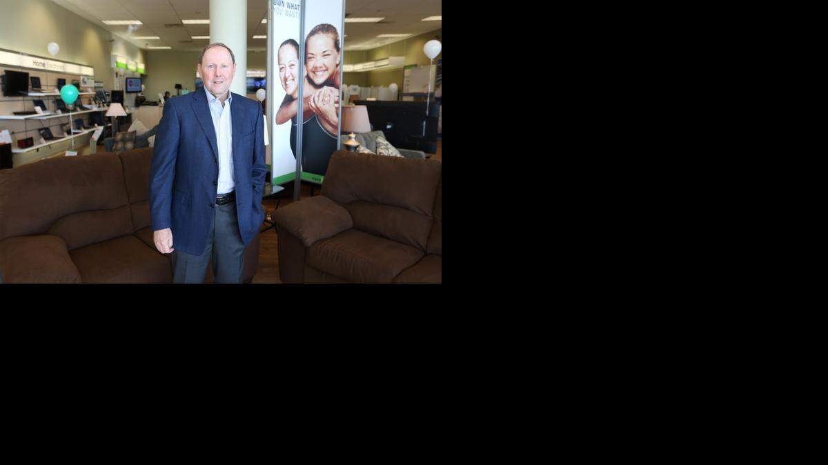 
Bud Gates stands inside his Easyhome store at 13th and Oliver. The former Rent-A-Center executive bought the U.S. Easyhome business and moved its headquarters to Wichita. 
