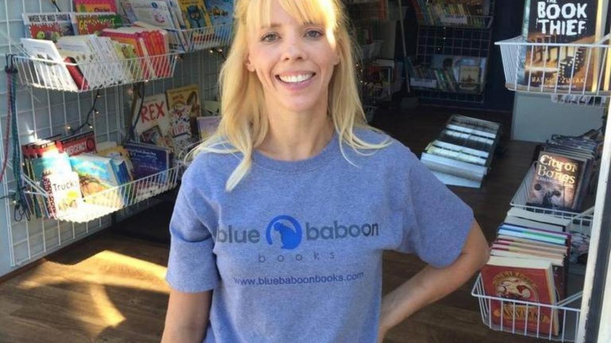 Sara Ornelas is keeping her mobile Blue Baboon Books and starting a store, too, at NewMarket Square.