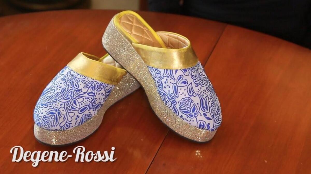 Ellen DeGeneres sported these sparkly Zsa Zsa Slippers on her show last week. Zsa Zsa creator Jeanne Johnson-Bennett says a segment on DeGeneres’ show five years ago inspired her to start the slipper line.