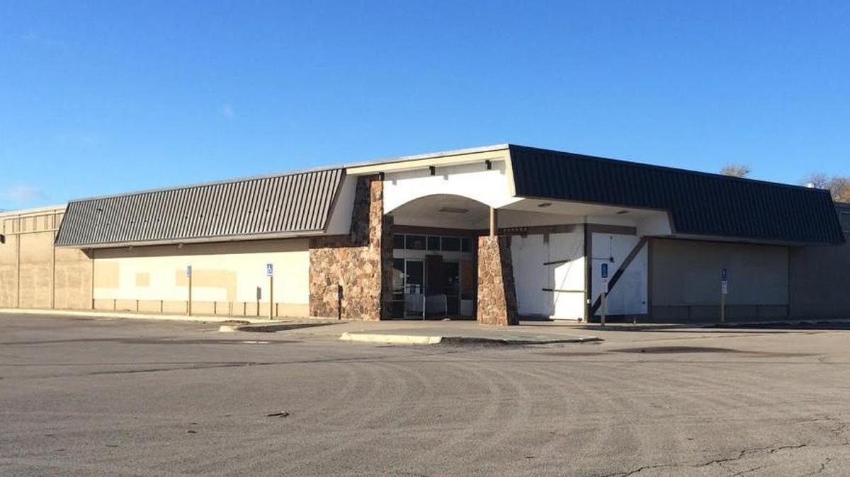 This former Dillons building at the southwest corner of Douglas and Meridian is the likely new home for the county’s main tag office.