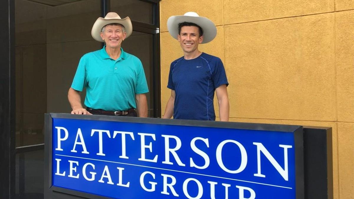 Gary Patterson, left, and his son Tyler are opening an office in St. Joseph, Mo.