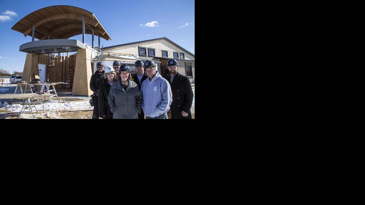 
Zernco is remodeling a building at Pawnee and Greenwich for the company’s new headquarters. Pictured, from left, is Lon Dominick, Marilyn Prillman, David Zerngast, Ashley Thill, Jason Boling, Scott Thill and Scott Marko. 
