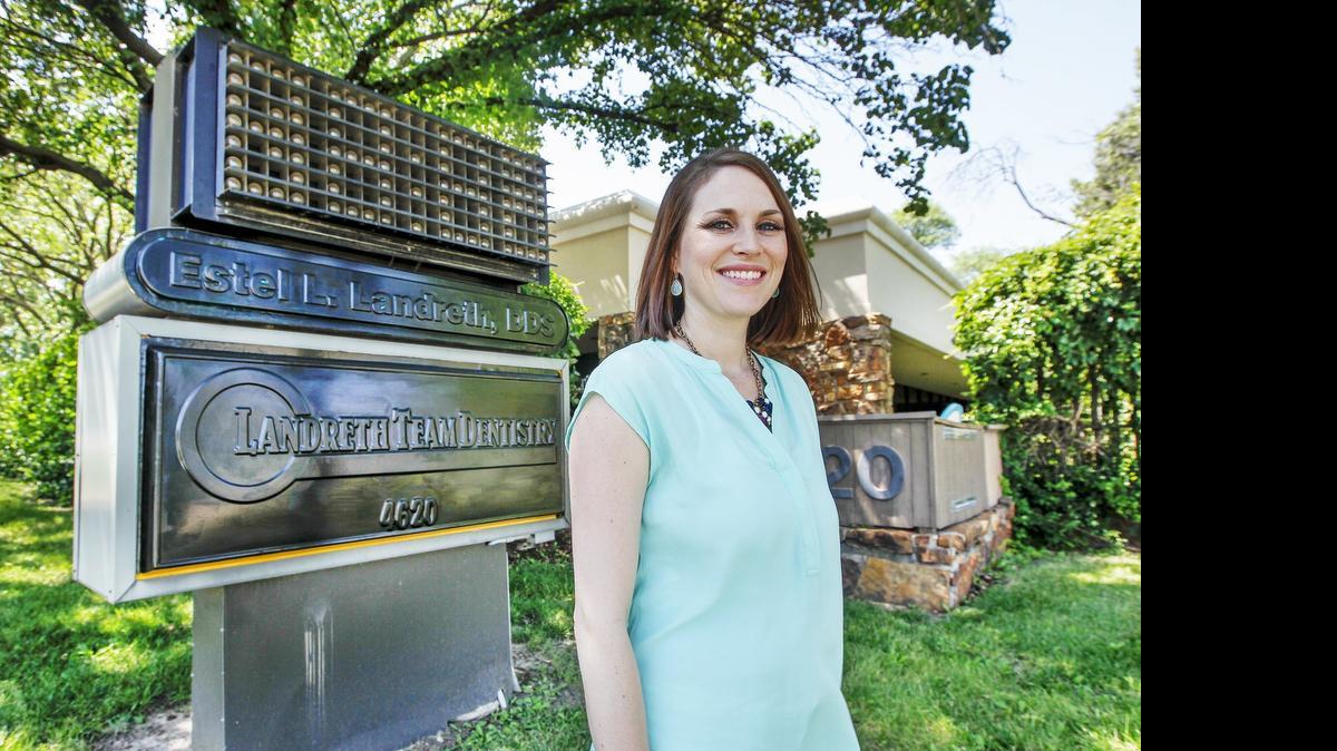 
Dentist Terra Pauly is moving her practice to the 5,100-square-foot building next to the Wine Dive near Oliver and Douglas. (June 19, 2015) 

