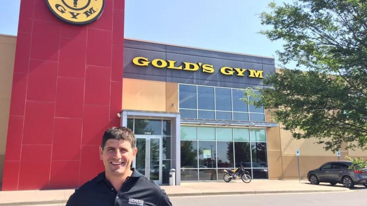 Rodney Steven II at one of the Tulsa Gold’s Gyms he purchased this week.