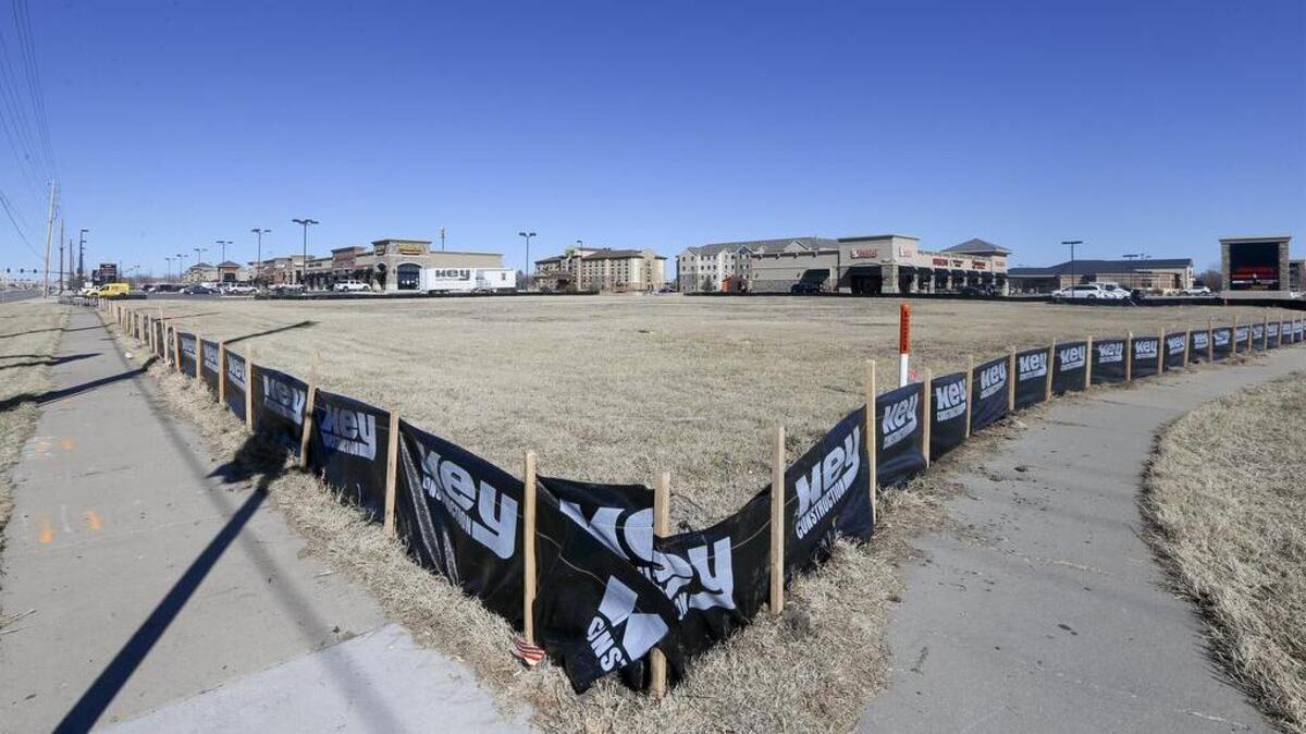 The northeast corner at 21st and Greenwich is the site where a new building will be built.