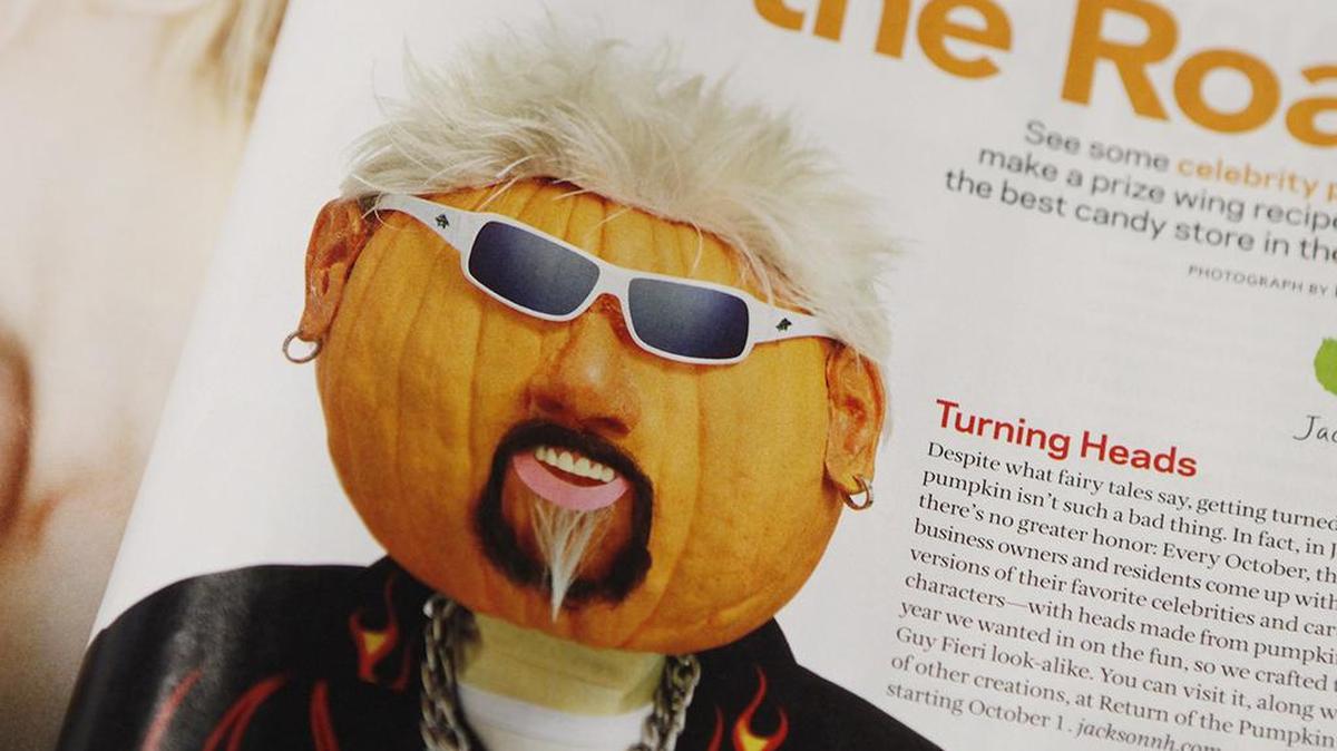
The same Food Network Magazine issue that features Guy Fieri as a pumpkin also features Wichita’s Cero’s Candies. 
