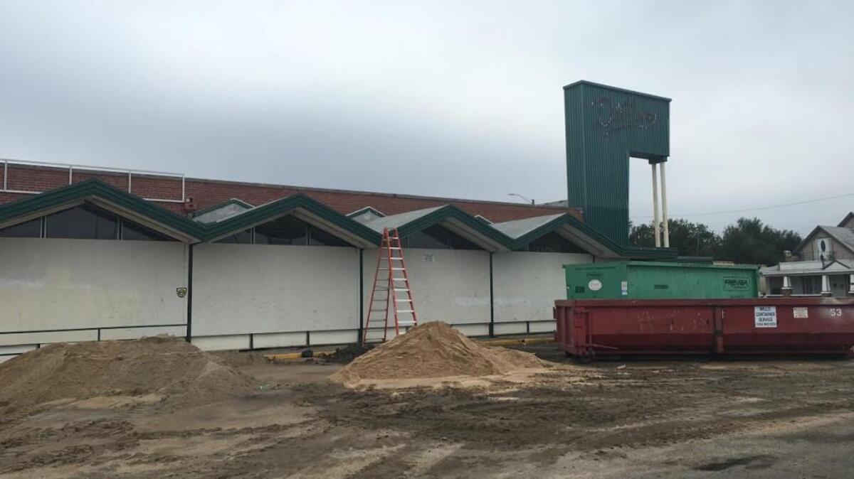 There’s substantial work underway at the former Dillons space at Harry and Broadway, which is where a Save-A-Lot store is now planned.