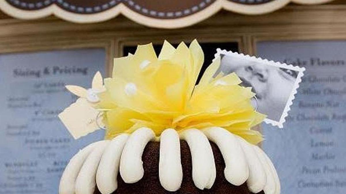 
Nothing Bundt Cakes offers cakes for special occasions, which even includes weddings.
