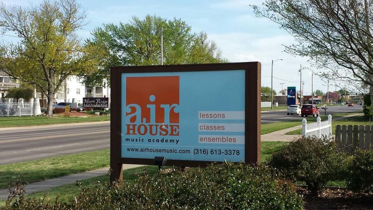 Air House Music Academy is moving its east-side location to 2434 N. Woodlawn. Air House owner David Lord calls it his satellite location. His main Air House location is on the west side at 109 S. Ridge Road, near Maple.