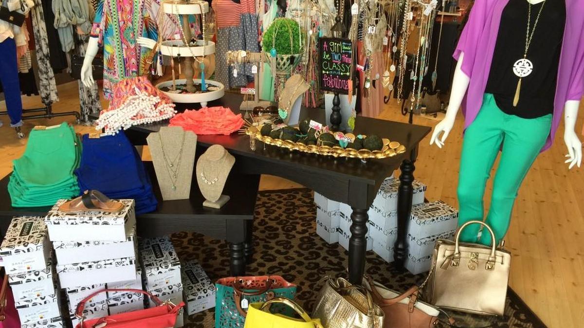 Bling, which is in NewMarket Square and will be in Greenwich Place later this year, carries clothing, accessories and purses.