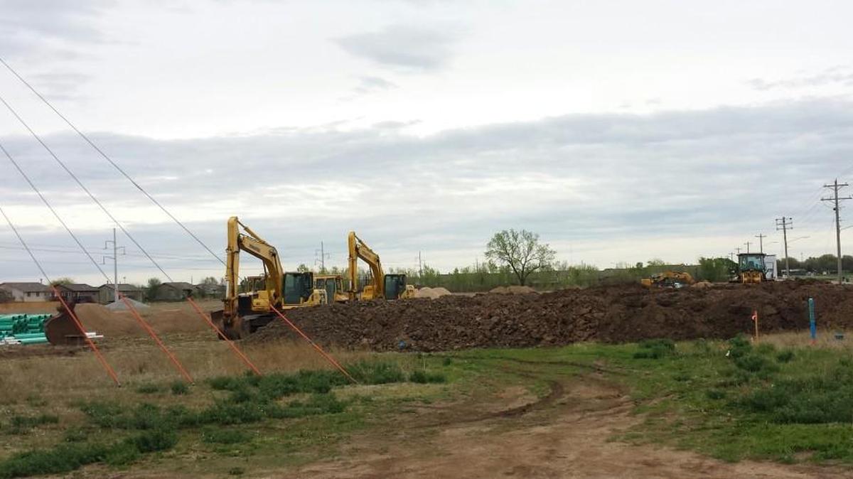 Paul Kelsey of Kelsey Investments is building almost 40 duplexes on 10 acres he owns at the northwest corner of 13th and 135th streets in Wichita.