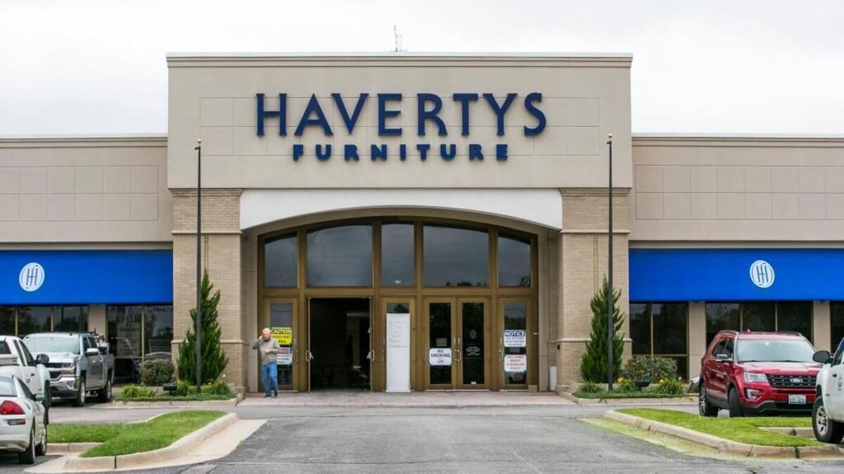 The Havertys on North Rock Road has undergone $2 million in remodeling following water damage at the space.