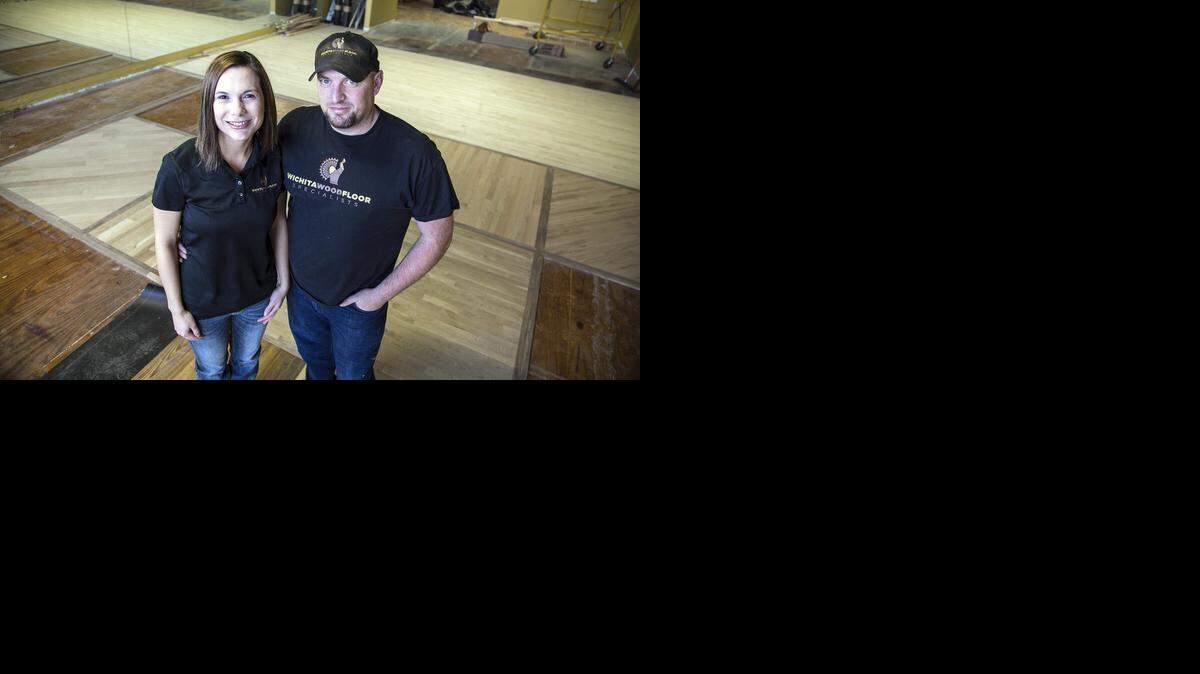 
Wichita Wood Floor Specialists owners Rachel and Jesse Sample started their company to only clean wood floors, but it’s grown into a refinishing and installation business. They’re now opening their first store just to the west of the Crown Uptown Theatre.
