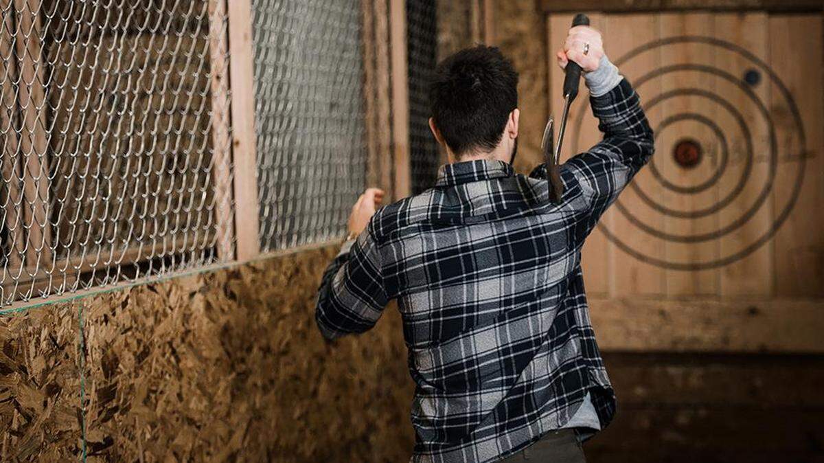 Blade & Timber, a bar coming to Delano in May, allows customers to throw axes for fun while socializing over drinks, too.