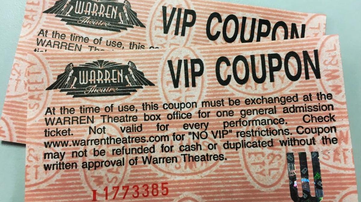 One of the most frequent questions after Bill Warren sold his Warren Theatres was, “Will our gift certificates still work?” The answer is yes.