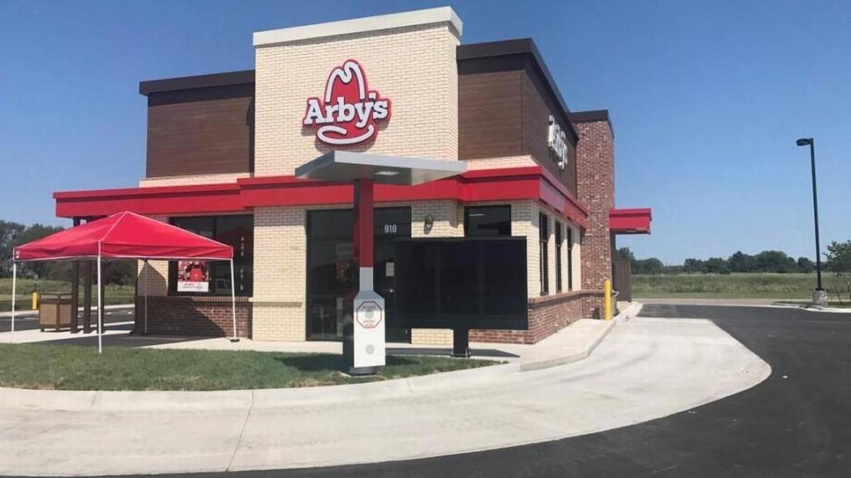 A remodeled Arby’s similar to this one is reopening near Harry and Oliver on Tuesday.