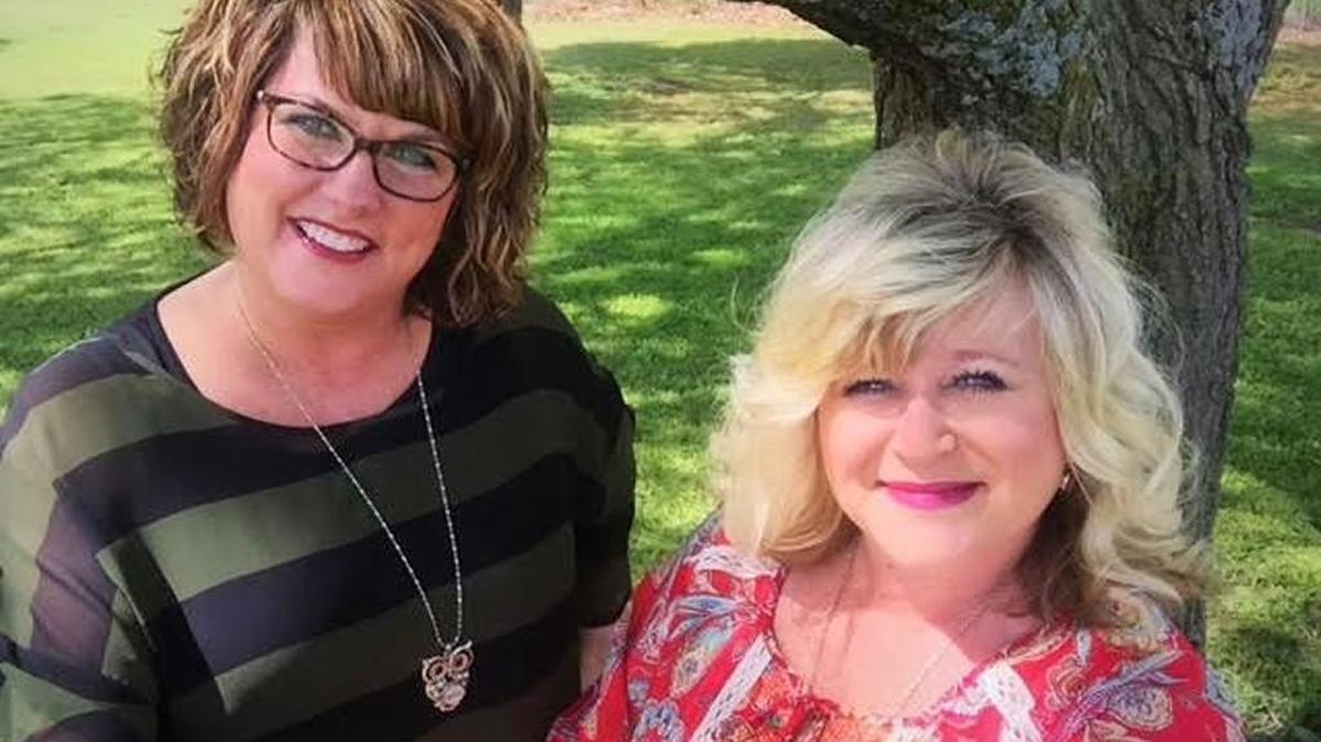 Marla Sexson, left, and Leslie Grant are transitioning from making jewelry on the side to selling it and other items, such as clothing, food and some furniture, full time at Snappy Chicks Boutique in Derby.